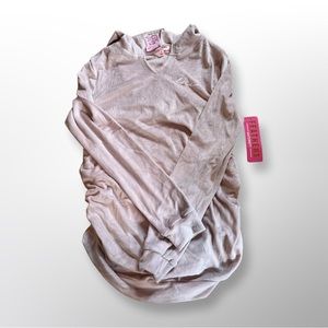 Maternity Velvet Hoodie